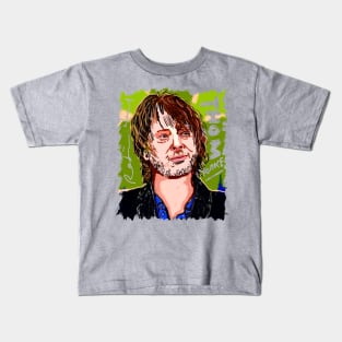 Thom yorke rock star radiohead band Kids T-Shirt